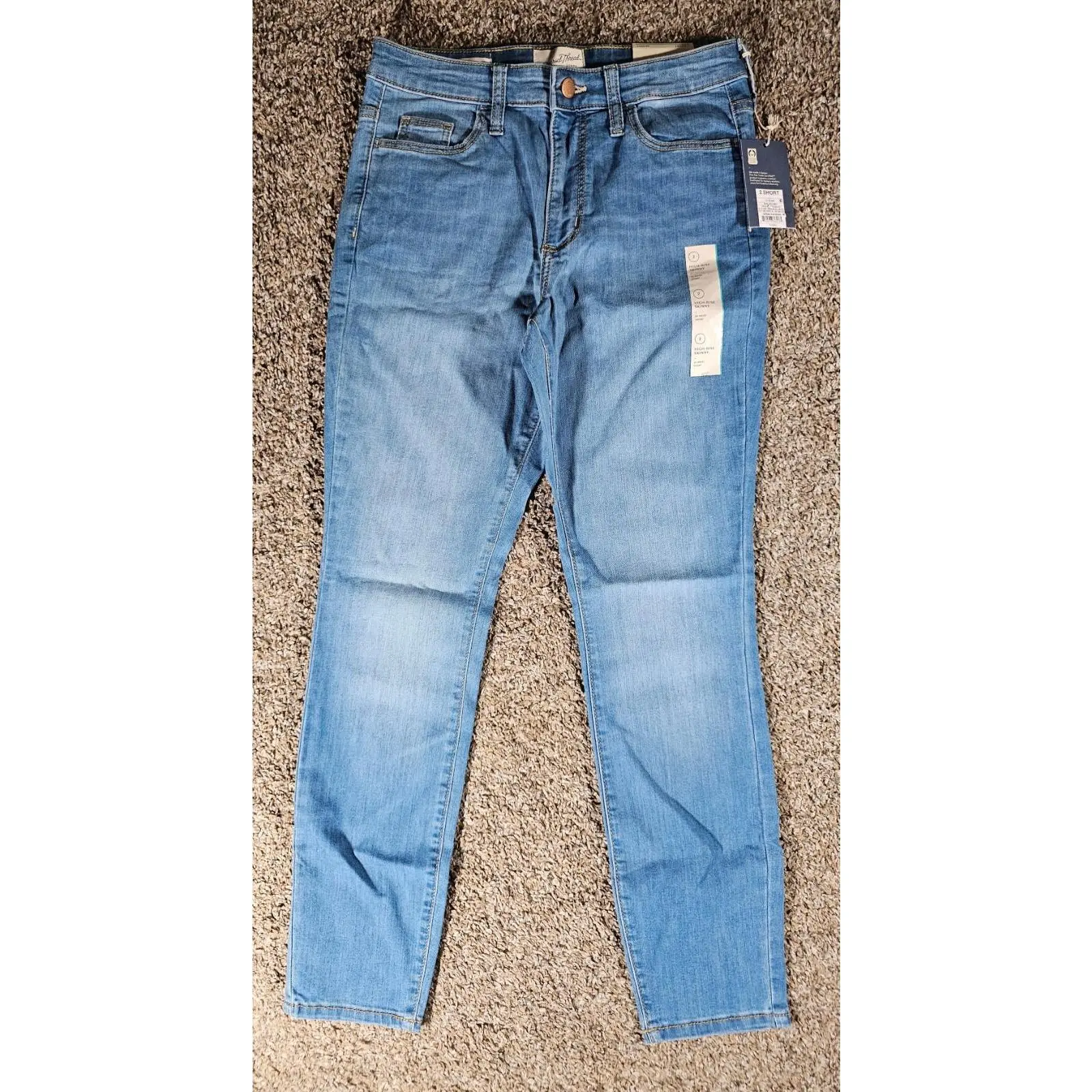 Womens Universal Thread High Rise Skinny Jeans 2 Short Nwt
