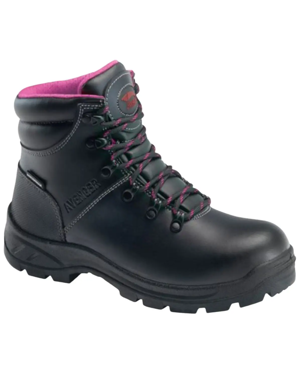 Avenger Women's Women'S Builder Mid 6" Lace-Up Waterproof Work Boot - 8124