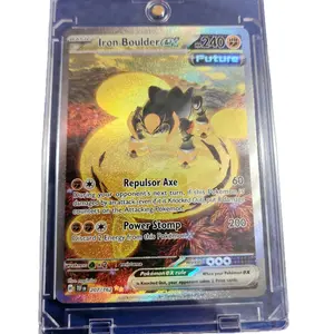 Pokemon Temporal Forces Iron Builder Future Edition Iron Boulder GX Card 207 163