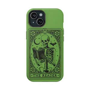 Tarot Humor- The Reader: Book Lover Impact-Resistant Cases
