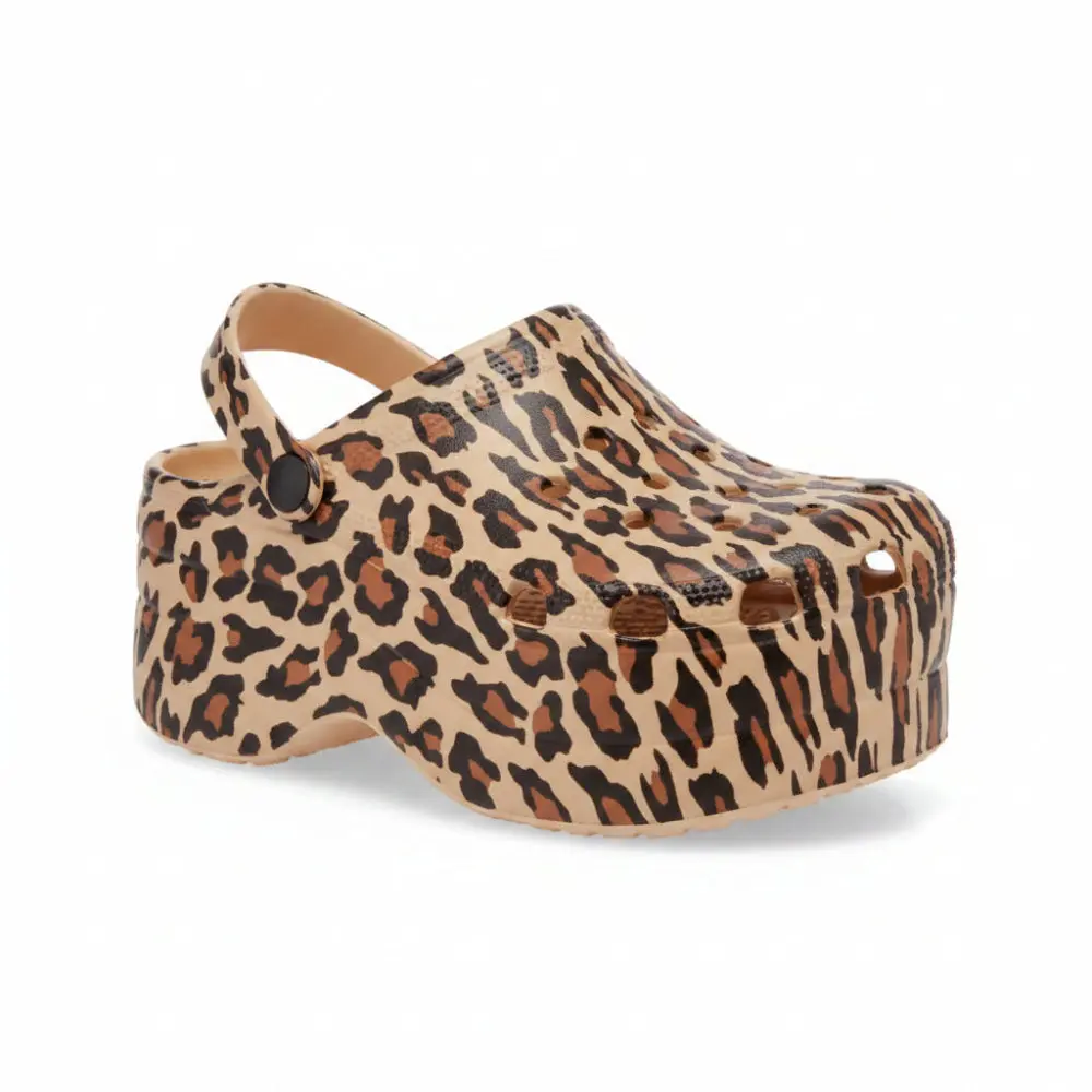 Lady Godiva Micaela  Print Platform Clog