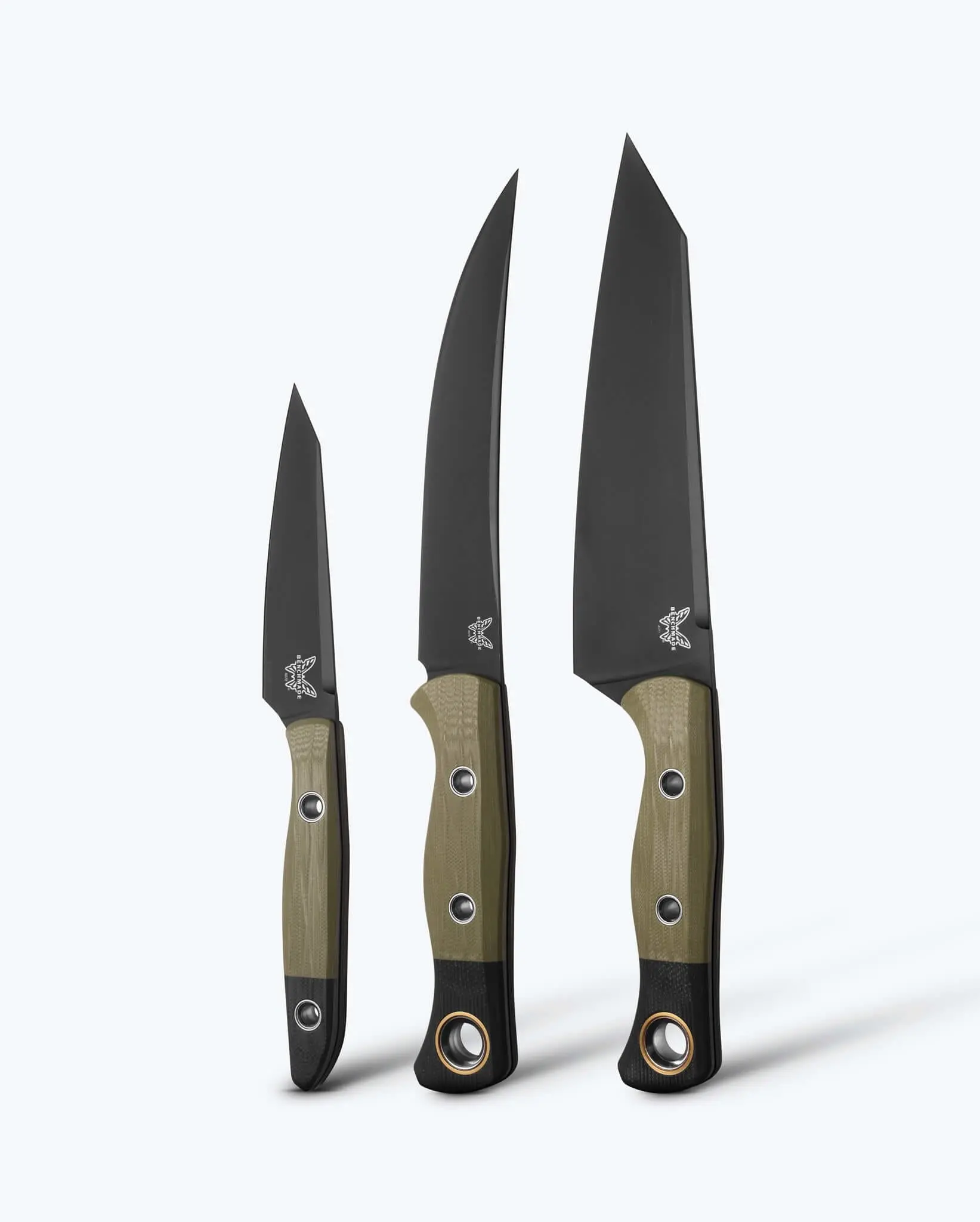 Benchmade 3 Piece Kitchen Knife Set | Chef, Utility & Paring Knives