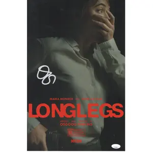 Osgood Oz Perkins signed 11x17 Poster Director, Writer - Longlegs