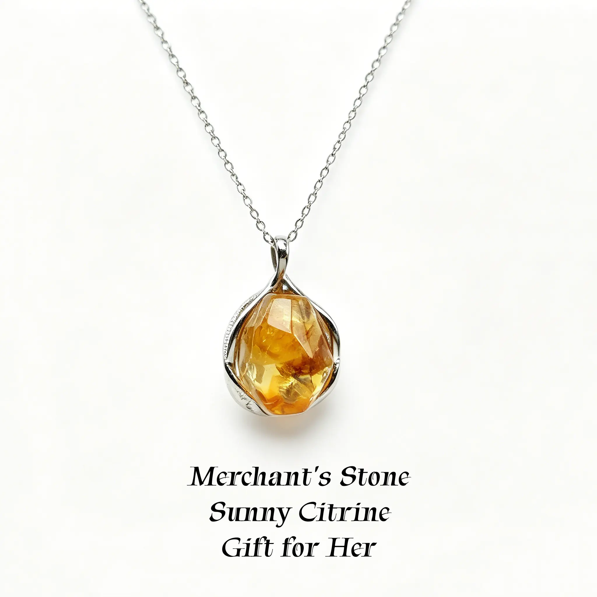 Handcrafted Natural Citrine Pendant Necklace – Abundance Alignment Jewelry, Energy & Confidence Citrine Piece, Intentional Living Accessory, Manifestation Necklace, Conscious Luxury Gift