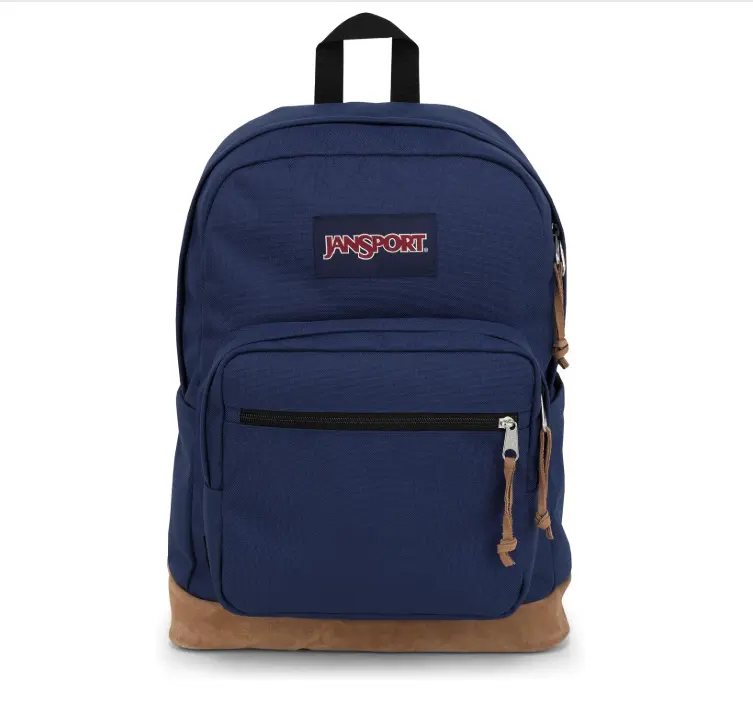 JanSport Right Pack Blue Suede Backpack – Spacious, Lightweight Laptop Bag JanSport Right Pack Blue Suede Backpack – Spacious, Lightweight Laptop Bag