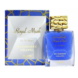 Surrati Royal Musk Blueberry Grapes EDP 100ml - Fruity & Woody Unisex Perfume Amber Oud
