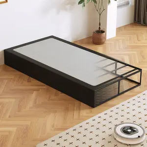 10 Inch High Profile  Box Spring, Heavy Duty Metal Frame Mattress Foundation with Fabric Cover, Easy Assembly, Noise-Free (10 Inch, )
