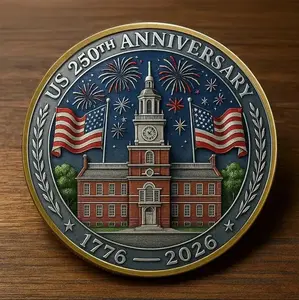 Liberty Legacy 250: America’s 1776–2026 Commemorative Coin, America’s Semiquincentennial Freedom Coin, National Anniversary Gift For Collector