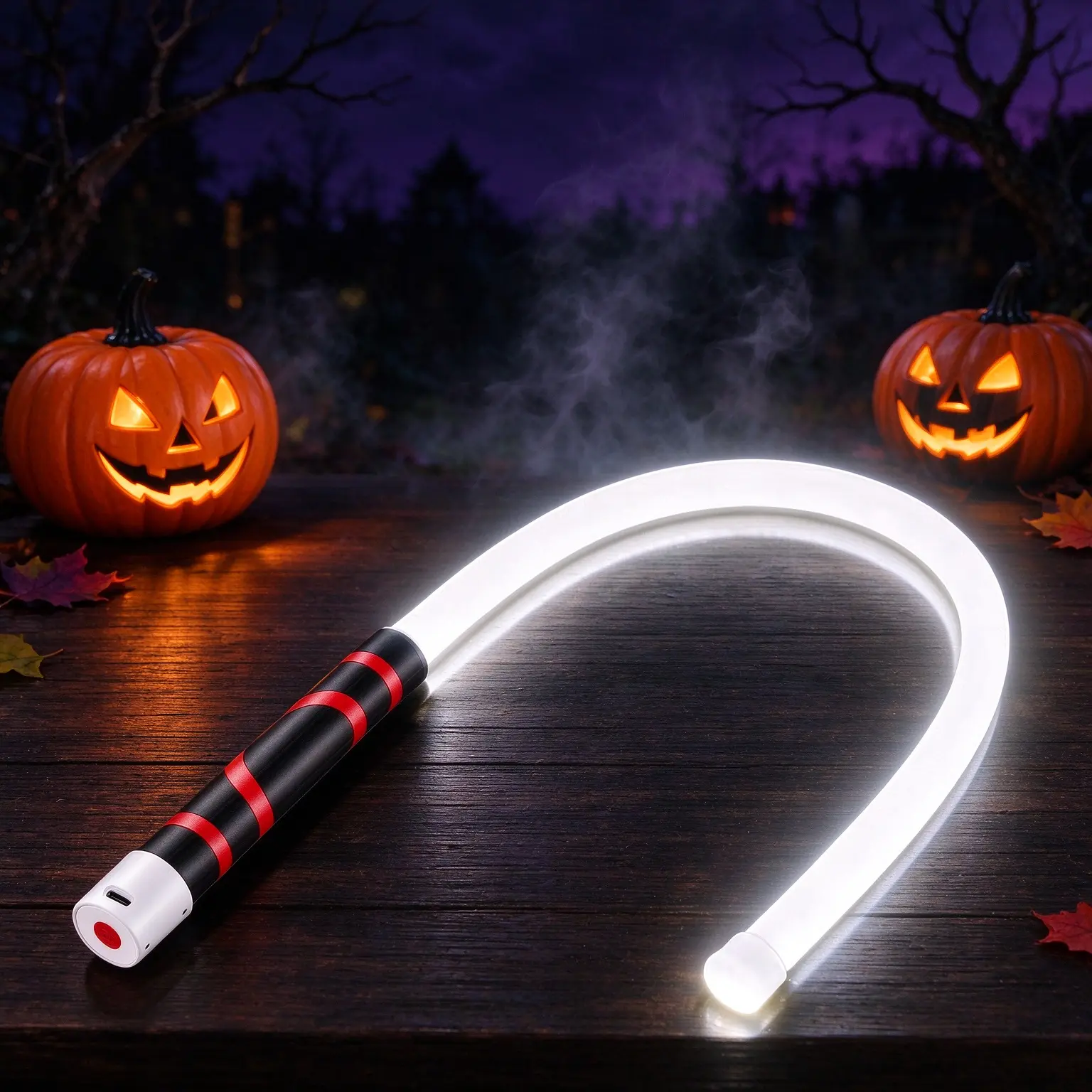 Flexible Flashlight, Bendable LED Flashlight Stick with 3 Modes, USB-C Rechargeable High-Lumen Mechanic Inspection Work Light for Car Repair, Garage, Tight Space Checks, Hands-Free Viewing and Spooky Halloween Scene & Party Decor Lighting.holiday gift