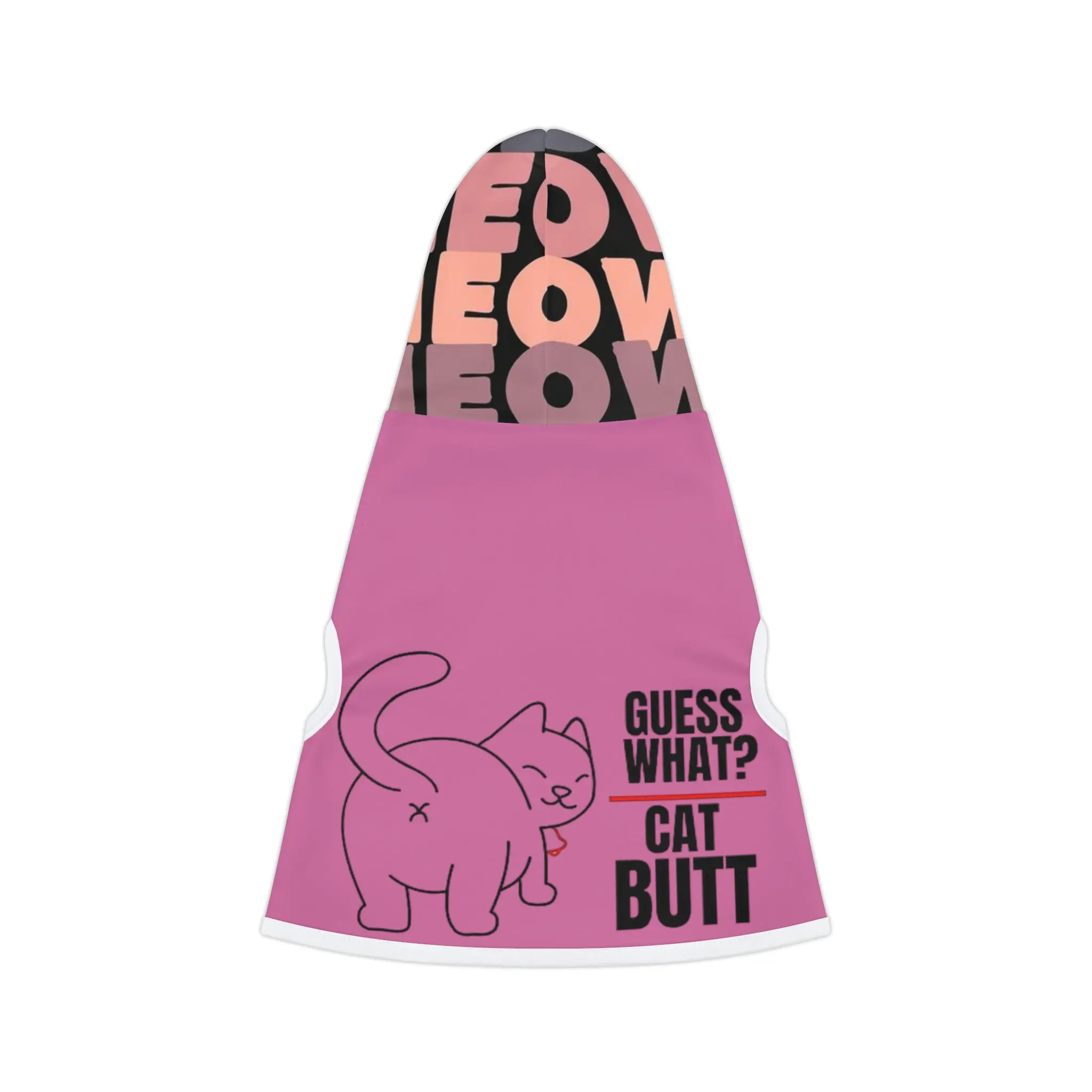 Meow Cat Butt Pet Hoodie
