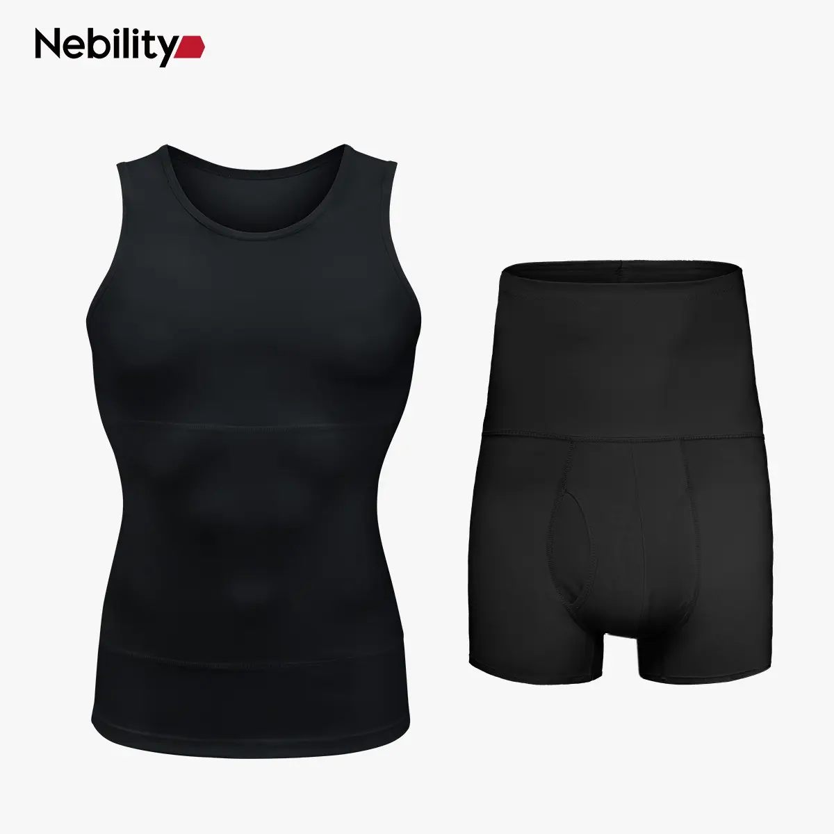 Black Tank + Black Boxer Briefs