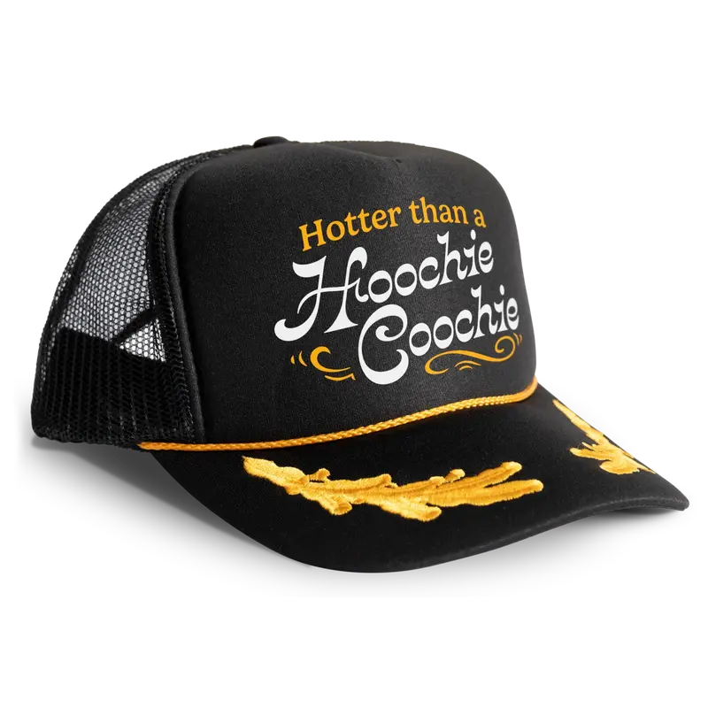 Hotter Than A Hoochie Coochie Cap 90s Country Retro Hat