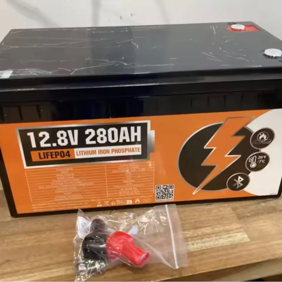 2Pack 12V 280Ah Metal Case LiFePO4 Battery w/Bluetooth & Low Temp Cutoff
