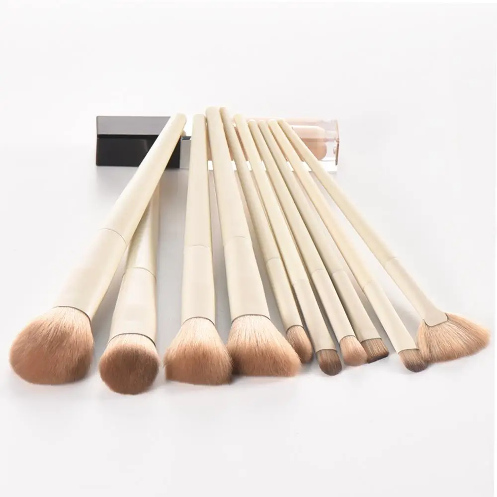 Makeup Brush Set, 10pcs/set Versatile Makeup Brushes for Foundation, Loose Powder, Concealer, Eye Shadow, Blush, Lip Balm, Eyeliner, Christmas Gift