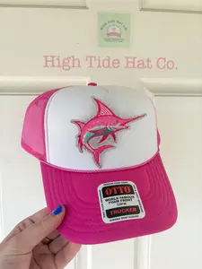 Marlin Trucker Hat, Fashion Accessory for Daily Wear