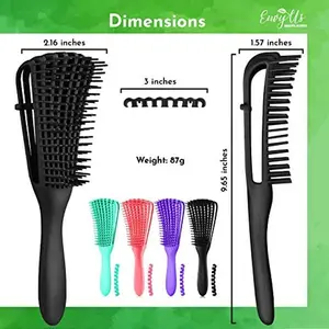 ENVY US HAIR Flex Fan Detangling Brush