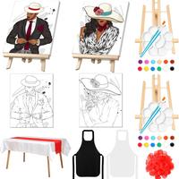 Couple with White Hats