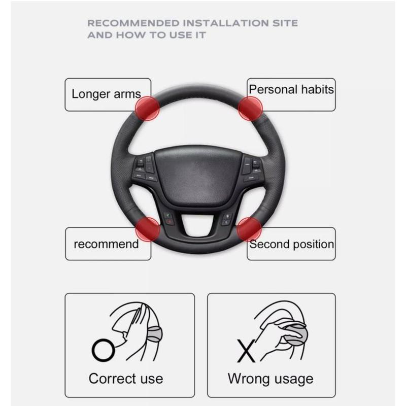 This new heavy-duty steering wheel swivel, made with soft silicone and metal bearings, is suitable for power steering wheels in cars, tractors, trucks, boats, lawnmowers, forklifts, and more. A perfect Valentine's Day gift to relieve stress.