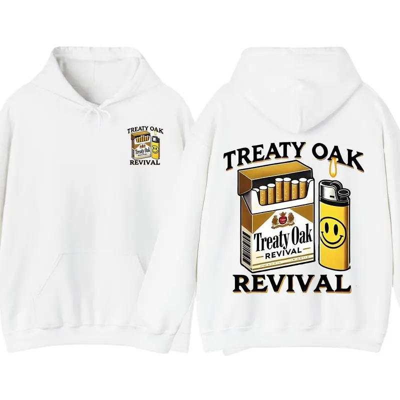 Treaty Oak Revival Cigarette Pack Hoodie, Crazy Music Pullover Hoodie,  Graphic Hoodie, Gift for Fan