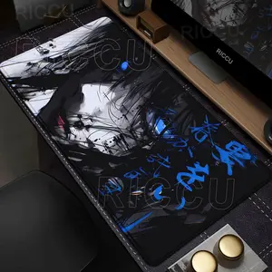 Anime Girls Aesthetic Mouse Pad Computer Office Gamer Table Mat Rubber Anti-slip Laptop Mousepad Large Decor E-Sports Desk Pads