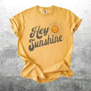 Comfort Colors Be Kind Shirts, Retro 70s Style, Positivity, Motivational, Hey Sunshine, Funny, Boho, Oversize, Womens, Mens, Comfort Colors T-shirt