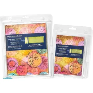 Monoprinting Print Plates - 8" X 10" + 5" X 7"  Plate Value Pack - li Plates -   Printing Plates for  Art for Card Making, Scrapbooking, Arts and Crafts