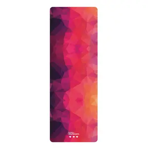 Yoga Mat - 'Peach Planet' Premium Non Slip Pilates Mat