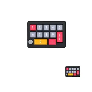 Macro 13 Keys Programmable Fully Hot Swap Mechanical Switch 7 Color RGB Changeable Gaming Office ABS Plastic Mini Keyboard