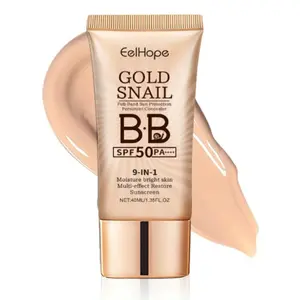 High-coverage waterproof snail BB cream-matte finish,long-lasting moisturizing and oil control,creates a natural makeup look,refreshing and non-greasy,perfect for makeup beginners,a great gift for Mother's Day.Facial Sunscreen Skin Repair Color Correcting