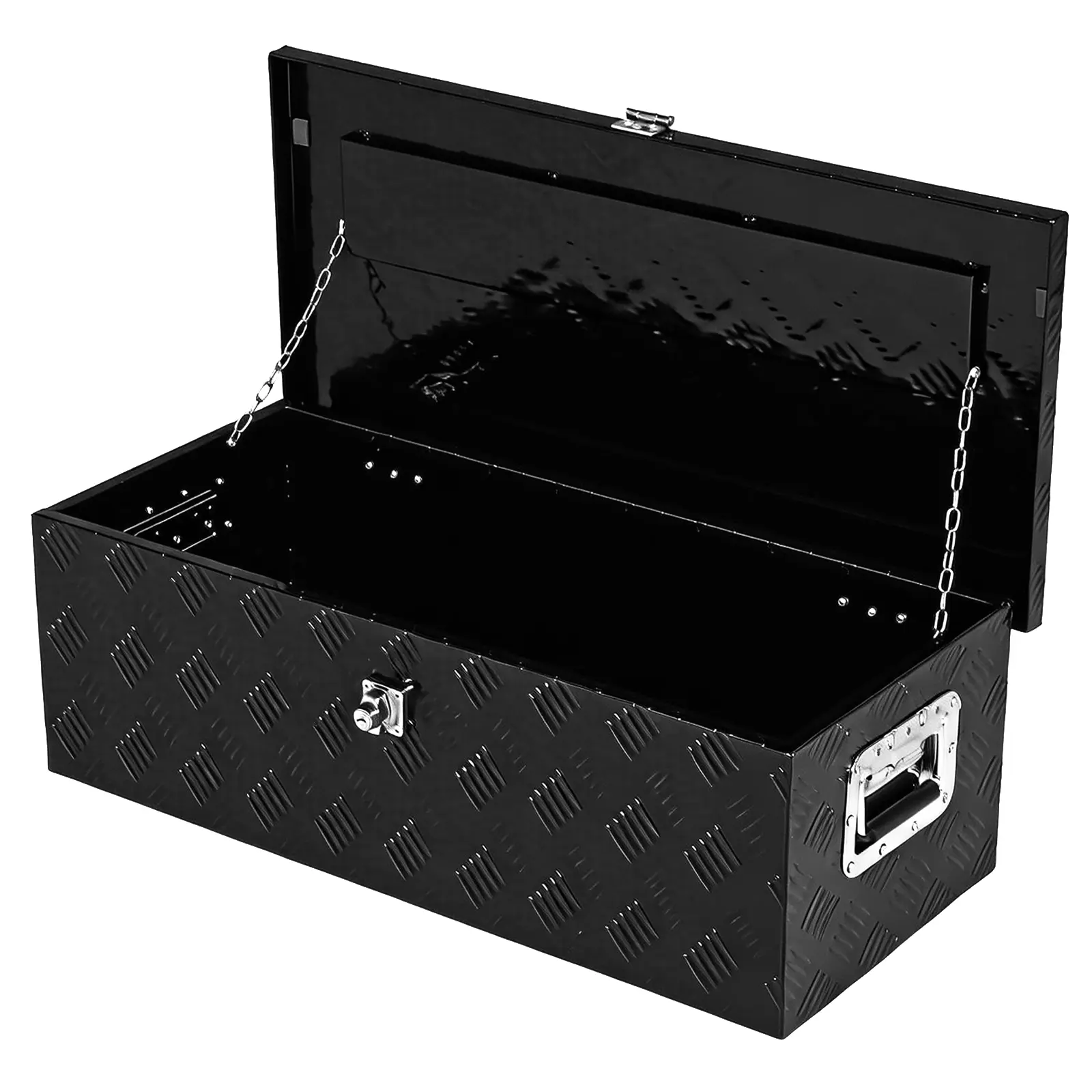 Karlhome 20-39 Inch Heavy Duty Truck Bed Tool Box with Lock Handle, Side Handles for Pickup, RV Bed Storage & Tool Organization