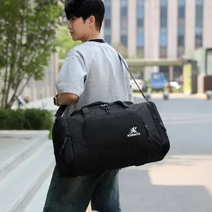 Large Capacity Outdoor Sports Gym Travel Backpack Fitness Hand Crossbody Bag with Shoe Compartment For Men