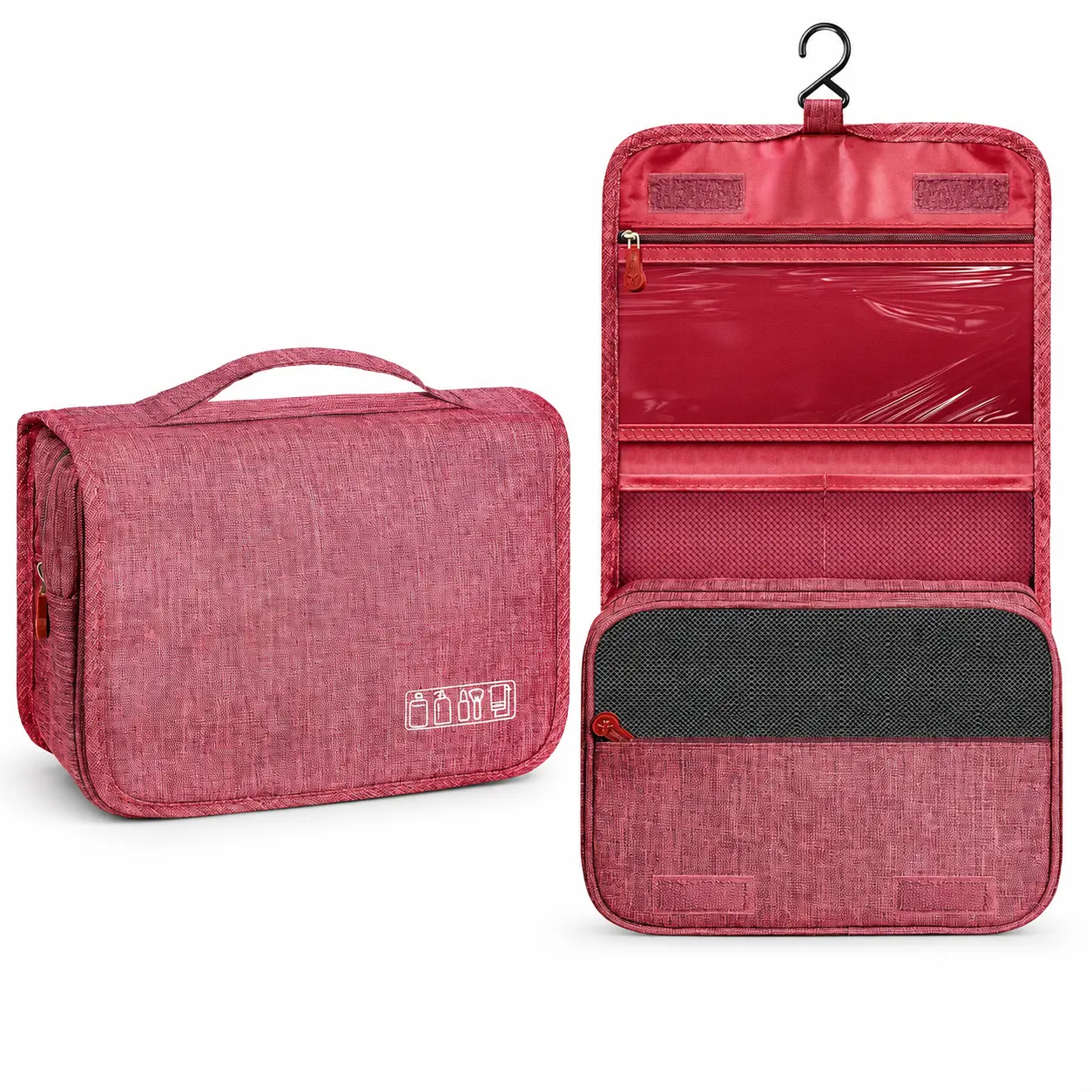 Durable Portable Makeup Bag - Multi-Purpose Storage Case for Skincare, Toiletry, Beauty Tools & Personal Care Items
