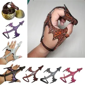 Adjustable Cosplay Leather Dragon Bracelet Stylish Arm Band Unique Jewelry Gift