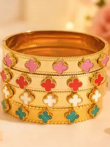 Pure Copper Magnetic Bracelet for Women, 3500 Gauss Effective Magnets, Zircon Gemstone, Metal Coating Setting, Outdoorfun Jewelry Gift, Stackable Bracelets