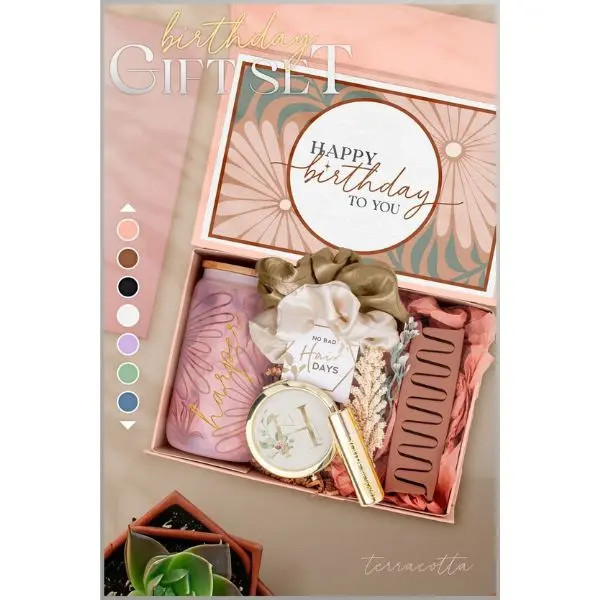 Happy Birthday Gift Box For Her, Personalized Birthday Box, Gift Set For Women