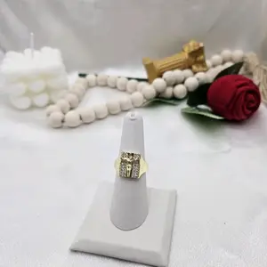 LaYaiBoutique #2429 Jesus Christ ring 14k gold plated High Quality