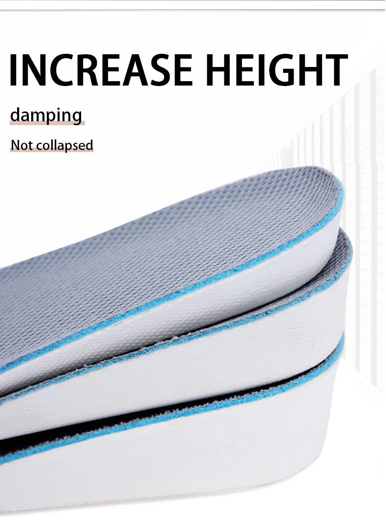 Height Increase Insoles For Men/women 1.5/2.5/3.5 Cm Up Invisible Arch Support Orthopedic Insoles Shock Absorption Eva Material