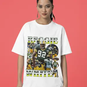 Reggie White Football Shirt, Vintage 90s Bootleg Style T-Shirt, Football Shirt, Gift For Women and Men, Unisex Tee