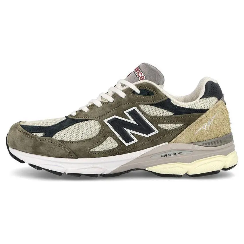 New Balance Teddy Santis X 990v3 Made In Usa Olive' Stylish Comfortable Low Top Running Shoes Unisex Brown M990TO3