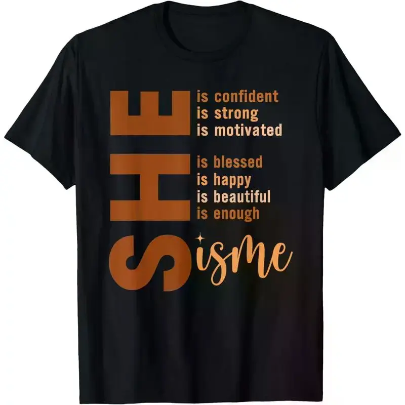 Empowered Educated Resilient Black Women and Girls Inspirational History T Shirt