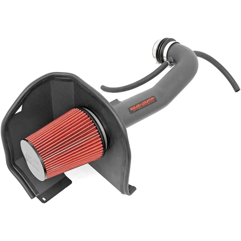 Rough Country Cold Air Intake for Chevy Silverado & GMC Sierra 1500 (2014-2018) 5.3L/6.2L - Boosts Horsepower, Towing Power, Acceleration