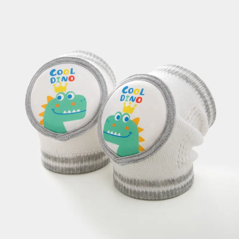 Knee pads, baby functional protection, thick protection, children's knee pads - white