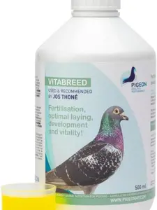 PHP Vitabreed Ultimate Breeding Supplement for Pigeons 500ml Fertilisation Optimal Laying Development Vitality Enhances Performance