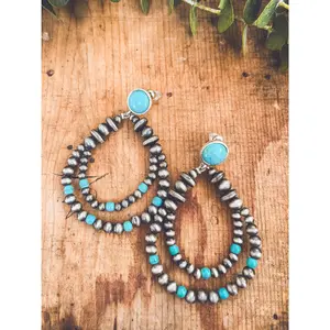 Navajo Pearl Earrings