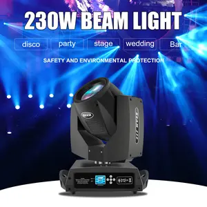 PAIDUN 230W 7R LED RGBW Beam Moving Head Stage Light DMX512 16+8 Prism Double Prism Spot Lighting for DJ Disco Bar Club Show Event