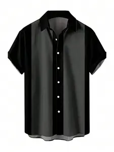 COOFANDY Men's Summer Guayabera Shirt, Casual Lightweight Breathable Fabric, Short Sleeve Design Ideal for Vacation and Outdoor Activities