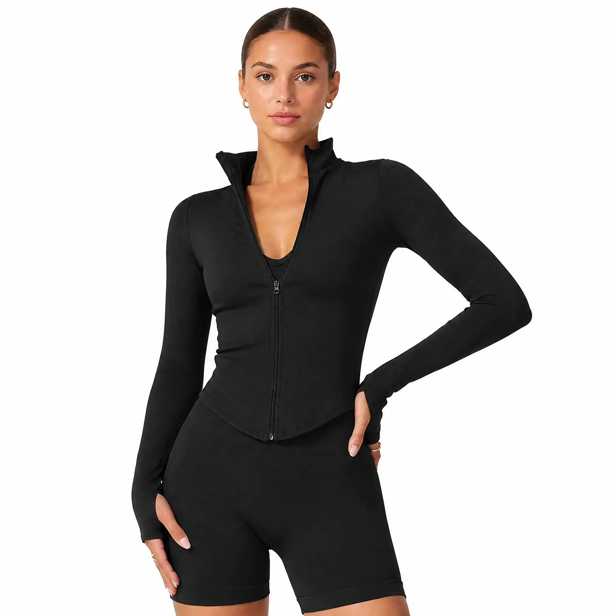 ALUXA | Nura Snatched Technical Jacket (Midnight Black)