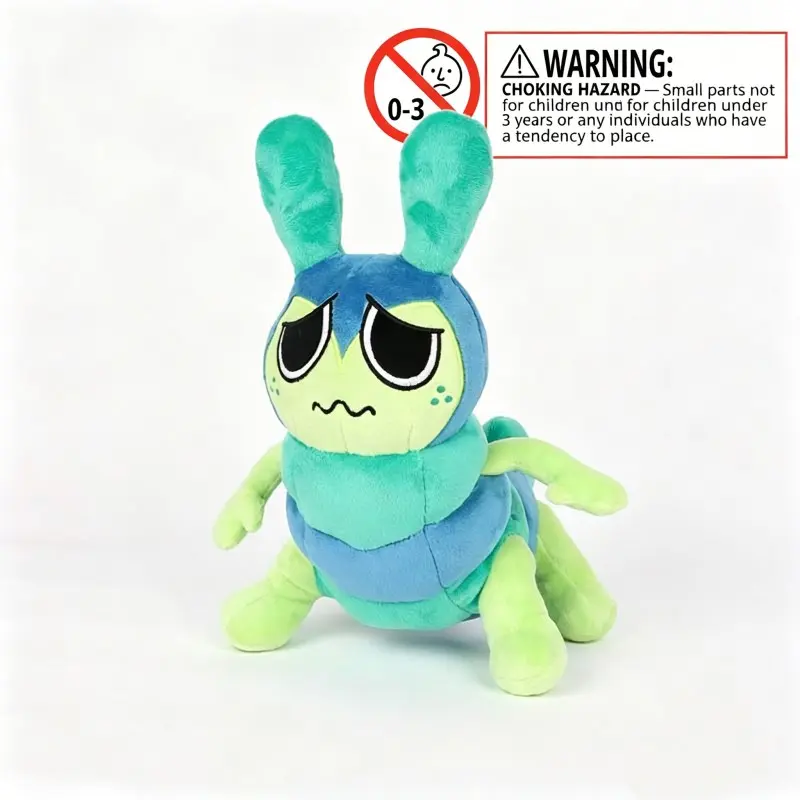 Squirm Plush Toy, Caterpillar, Unique Plush Gift Collection for Kids, Soft Stuffed Animal Toys, Perfect Present for Children