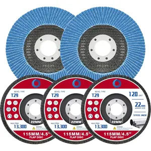 Abrasive Flap Discs,5 Pack, 4.5" x 7/8" Type 29 High Density Zirconia Flap Sanding Discs 4-1/2 Inch for Angle ,Grinding Wheels & Discs,Sanding Discs for  & Metal.(40 Grit)