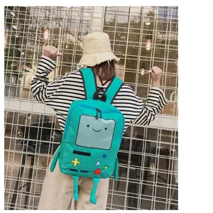 Cute Cartoons Adventure Time Backpack, Funny Student Schoolbag, Casual Backpack Cute Cartoons Adventure Time Backpack, Funny Student Schoolbag, Casual Backpack